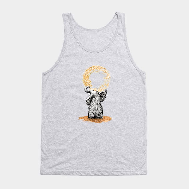 Guardian elephant of circle of life Tank Top by MandalaSoul